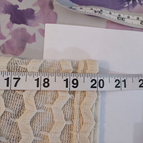 Multiples Cardigan Womens Plus Size 3X Sheer Beige Button Front Asymmetrical NWT - Picture 11 of 12